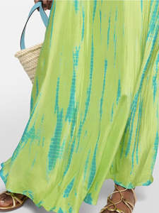 เดรสโมดเอวสูงแขนกุดคอวีสไตล์โบฮีเมียนสำหรับผู้หญิง, เดรสโมด6XL ลำลองไซส์พิเศษฤดูร้อนคุณภาพสูง - Product Image 3