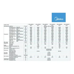 Pompe à chaleur monobloc mini-refroidisseur Midea 7 kW Inverter A+++ pour système CVC domestique, modèle MHC-V7WD2N8-C - Product Image 3