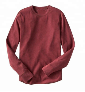 Camiseta deportiva Premium de algodón 100% para hombre, diseño personalizado de manga larga con cuello redondo, camisetas de manga larga con cuello redondo de 150 Gsm - Product Image 6