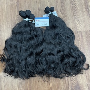 Top vente naturel ondulé machine trame cheveux brut vietnamien Extensions de cheveux humains SDD pas d'enchevêtrement pas de perte en gros - Product Image 1