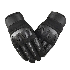Gants tactiques en cuir de haute qualité pour l'entraînement en extérieur, protection des doigts et des articulations, compatibles écran tactile - Product Image 1