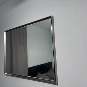 Espejo Decorativo Grande Estilo Catedral con Marco de Hierro Metálico, Estilo Art Deco Dorado, para Repisa o Entrada - Product Image 6