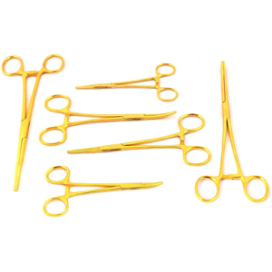 ชุดคีมหนีบเข็มสแตนเลสแบบแมนนวลชุดอุปกรณ์ผ่าตัดห้ามเลือดเคลือบสีรุ้งใช้ซ้ำได้ - Product Image 6