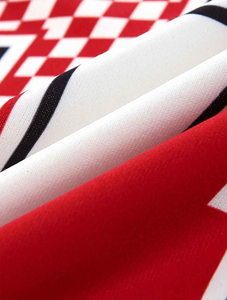 2025 tendencia hombres personalizado rayas letra impresa 100% algodón Jersey camiseta primavera otoño Casual Vintage transpirable - Product Image 5