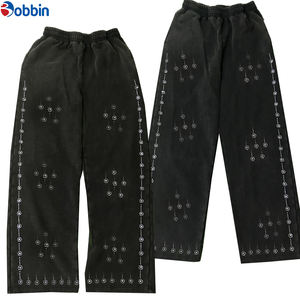 Pantalones Deportivos de Felpa Francesa Lavados con Ácido y Piedras para Hombre, Personalizables con Serigrafía, Algodón con Pedrería - Product Image 4