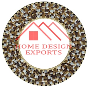 Treo gương cho phòng khách chất lượng hàng đầu lớn khảm gương <span class=keywords><strong>Amazon</strong></span> sang trọng hiện đại Vòng khảm khung tường trang trí nội thất - Product Image 4