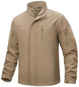 Chaqueta Impermeable para Hombre con Cierre de Cremallera, Tejido de Secado Rápido y Transpirable, Chaqueta de Invierno para Hombre de Talla Grande - Product Image 1