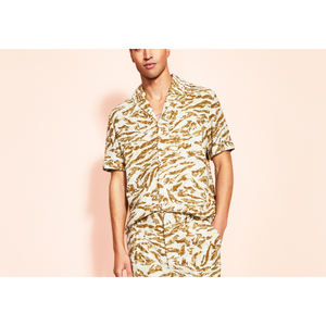 Pantaloni da Uomo Royalty Maluma Marroni Plissettati Taglia 2XL Antirughe Modello Dritto Logo Personalizzabile Decorazione con Cerniera Colorata - Product Image 2