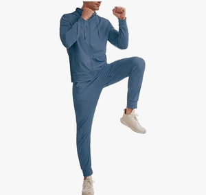 Chándal básico de alta calidad con logotipo personalizado, chándal deportivo para hombre, conjuntos de 2 piezas de última moda, chándal para hombre 2025 - Product Image 5