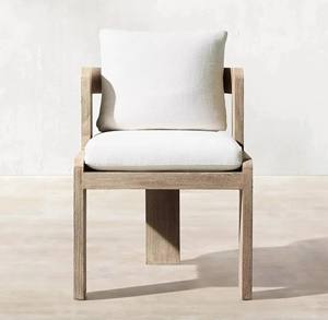 Foshan Massief Teakhouten Tafel-En Stoelset Waterdicht En Zonwerend Voor Terrassen, Hotellobby 'S, Binnenplaatsen En Villa 'S - Product Image 2