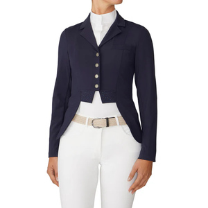 Prix de gros Manteau léger pour femmes, couleurs unies, en maille, avec strass, pour spectacle équestre en plein air - Product Image 5