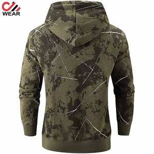 Hombres de calidad premium al por mayor 2026Custom Own Logo Hombres de alta calidad de algodón de poliéster Sudadera con capucha Impreso Pullover Hombres - Product Image 2