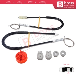Juego de Reparación de Elevalunas Eléctrico Trasero Izquierdo BWR591 para C3 Pluriel MK1 Convertible 2003-2010 9643071080 - Product Image 2