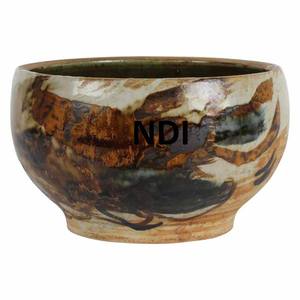 Cuenco para servir galletas de nueces esmaltadas de primera calidad, decoración de vajilla para comida, ensalada, servicio, acabado superior para la experiencia de comedor - Product Image 2