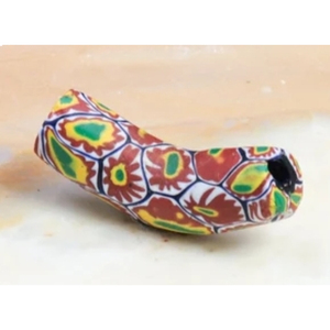 Multi Color Millefiori African Trade <b>Glass</b> Beads Chevron Beads Loose <b>Crystal</b> Material Traditional African Jewelry Designers - Product Image 1