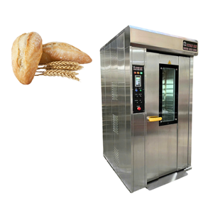 Precio de fábrica 16 bandejas Horno rotativo Horno de panadería Pe y motor de paleta de madera 1Hp Tostadoras y hornos de pizza Fabricante KIEN AN - Product Image 1