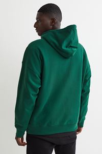 Vente en gros de sweats à capuche unisexes pour hommes, 500 GSM, poids lourd, 100% coton, logo personnalisé, OEM, streetwear - Product Image 2