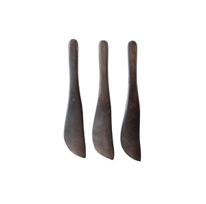 Decorative Natural Buffalo Horn <b>Knife</b> Cutlery Horn Spoons Horn Fork and <b>Knives</b> with Leather <b>Holder</b> - Product Image 5