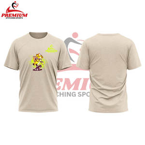 T-shirts unis en coton épais T-shirt pour hommes T-shirt personnalisé de haute qualité T-shirt personnalisé pour les hommes en gros - Product Image 5