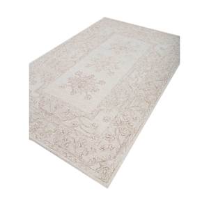 พรมขนสัตว์ทำมือสีน้ำตาลอิมาร่า สไตล์โบโฮ ลายเหรียญรูปสี่เหลี่ยมผืนผ้า สำหรับทางเดินในบ้าน ทางเข้าบ้าน ห้องนอน ห้องนั่งเล่น-TLR-70 - Product Image 2