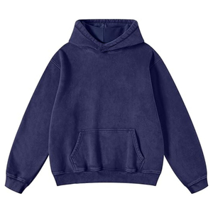 Sweats à capuche décontractés doublés pour l'hiver, imprimés personnalisés, de haute qualité, lavés à l'acide, pour femmes, 100% coton, surdimensionnés, streetwear, respirants - Product Image 4