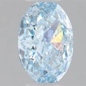 Diamante Cultivado en Laboratorio con Certificación IGI, Corte Ovalado de 2.00CT, Color Azul Fantasía, Claridad VS1, Piedra Preciosa Suelta, Precio de Fábrica al por Mayor - Product Image 4