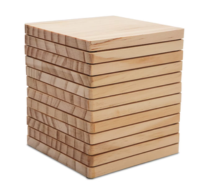 Artículos ecológicos Posavasos de madera Nuevo diseño Posavasos de madera - Product Image 1