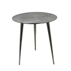 Nouvelle arrivée, table d'appoint rectangulaire de luxe au design unique en fer et marbre, finition en laiton, meubles de haute qualité, fabrication artisanale - Product Image 2