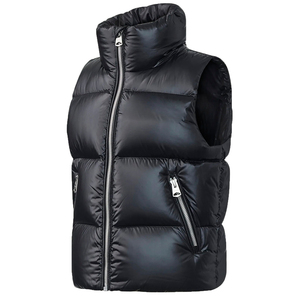 Épaissir rembourré hommes brillant hiver chaud gonflé gilet gilet gonflé brillant gilet isolé Style décontracté unisexe hiver bouffant gilet - Product Image 3
