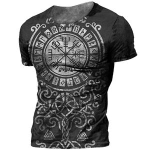 Camiseta Extra Grande Vintage para Hombre, 100% Algodón, Manga Corta, Secado Rápido, Cuello Redondo, Sudadera Urbana, Tops Casuales de Verano - Product Image 2