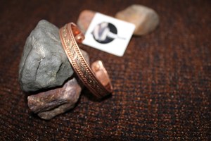 Antique Pure <b>Copper</b> Cuff <b>Bracelet</b> Blood Pressure Monitor Cuff Woven <b>Bracelet</b>(Cuff) From Tradnary - Product Image 3