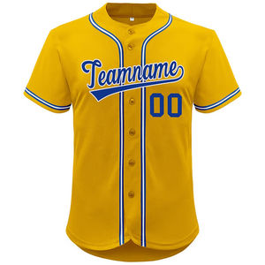 Maillot de baseball élégant pour hommes avec panneaux en maille légère et impression de logo personnalisé pour une performance athlétique confortable - Product Image 5