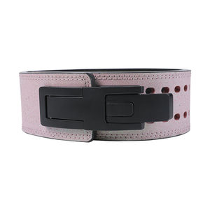 เข็มขัดพยุงตัวเครื่องออกกำลังกายหนังวัวแบบมืออาชีพเข็มขัดยกน้ำหนัก - Product Image 5