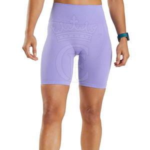 Confortable taille haute femmes Shorts dernier Style couleur unie mode vêtements personnalisés à bas prix femmes Shorts - Product Image 1