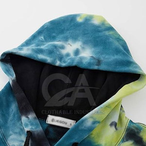 Nuevas sudaderas con capucha Tie Dye de moda para hombres a granel, sudaderas con capucha Tie Dye para hombres jóvenes, nueva llegada, ropa informal, sudaderas con capucha Tie Dye - Product Image 3