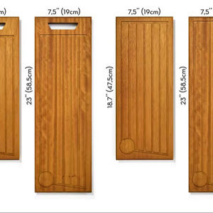 เขียงไม้สี่เหลี่ยม & จานเสิร์ฟ-ทนทานและยั่งยืน - Product Image 1