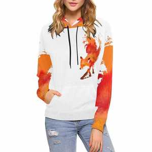Sweat-shirts à capuche unisexes respirants en polaire polyester/coton avec logo personnalisé brodé, impression sérigraphique en relief et sublimation 3D - Product Image 1