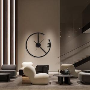 Modern Wall <b>Clock</b>, Oversized Wall <b>Clock</b>, Metal Wall <b>Clock</b>, Large Wall <b>Clock</b>, Minimalist Wall <b>Clock</b>, Silent Wall <b>Clock</b> Gearwheel - Product Image 4