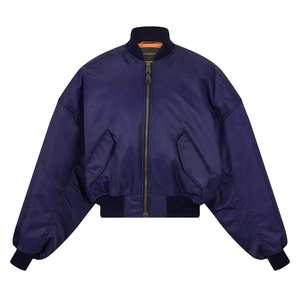 Blouson coupe-vent brillant à bulles avec poches personnalisé de haute qualité Bomber imperméable Veste d'hiver en duvet pour hommes Sports de plein air - Product Image 1