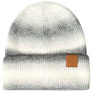 Bonnet thermique d'hiver pour femme avec logo personnalisé, bonnet classique en tricot côtelé 2x2, bonnet côtelé en cachemire pur 2026 - Product Image 1