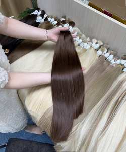 Européenne Russe 12A Blonde Extensions De Cheveux Humains Remmy Vierge En Vrac Naturel Cabello Extensiones De Cabello Humano De Haute Qualité - Product Image 2