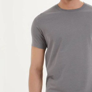 Impresión de moda HeavyWeight 100% algodón al por mayor camiseta de hombre personalizada impresión lisa hombres camisetas de alta calidad hombres camiseta - Product Image 5