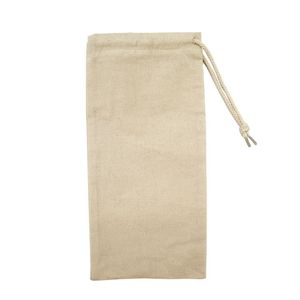 Bolsa de Algodón Puro con Cordón, Elegante y Ecológica con Logotipo, Bolsa de Compras Sostenible, Elaborada con Cuidado, a la Venta - Product Image 1