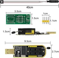 Programador EEPROM CH341 con Clip BIOS USB, Programador C341A + Clip SOIC8 + Kit de Adaptador de Memoria 1.0