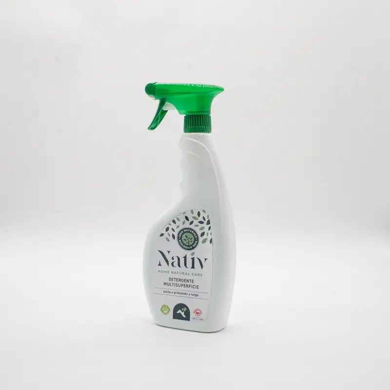 NATIV MULTI-SURFACE CLEANER 750ml-12ボトルボックス-フォームレスホームクリーニングリキッド-イタリア製-エコラベル-特許取得済み-無香料