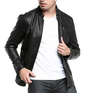Giacca di pelle Bomber personalizzata giacca di pelle da uomo all'ingrosso a buon mercato prezzo giacche di schiuma da uomo
