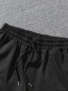 Pantalones Cortos Deportivos para Hombre, Sólidos, de Verano, Ecológicos, Antiarrugas, para Gimnasio, Entrenamiento, Natación, con Bolsillos, Logotipo Bordado Personalizado, Alta Calidad - Product Image 3
