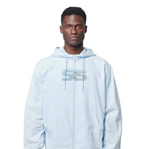 เสื้อฮู้ดมีซิปสำหรับผู้ชายเสื้อฮู้ดฤดูหนาวพิมพ์ลายสไตล์มืออาชีพผ้าคอตตอนผสมโลโก้ตามสั่ง - Product Image 1