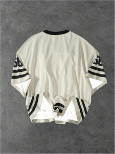 Camiseta de Fútbol Personalizada de Poliéster con Hombros Caídos, Estilo Holgado, Sublimación, Ropa Urbana, Deportes Americanos, Retro, Malla - Product Image 5