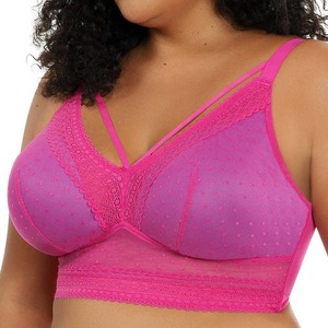 Sujetador Deportivo Ligero de alto soporte ecológico para mujer, cuerdas totalmente ajustables, cobertura completa, entrenamiento, gimnasio, sujetador acolchado sin costuras - Product Image 2